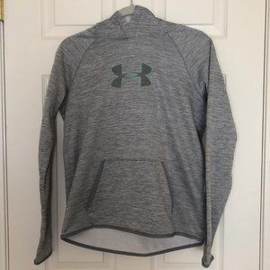gray under armor hoodie